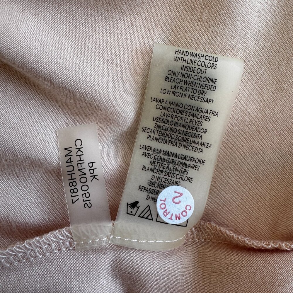 NWT Calvin Klein Blush Pink Top M - Picture 7 of 8